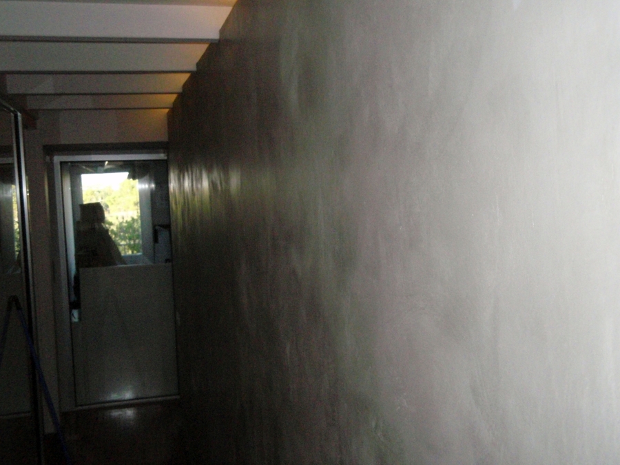 Paret de microciment (Valldoreix)