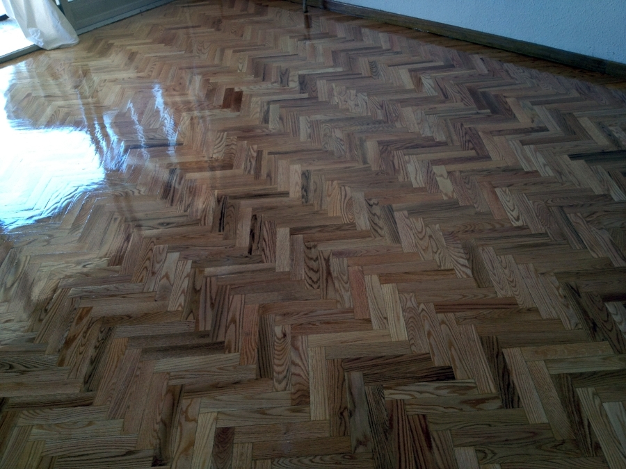 Parquet tablilla de roble 
