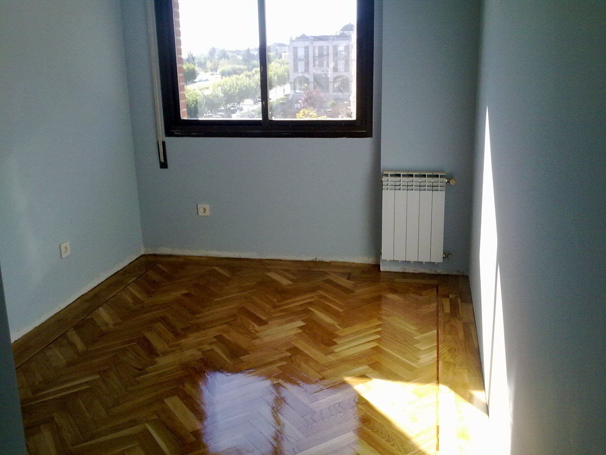 parquet y pintura