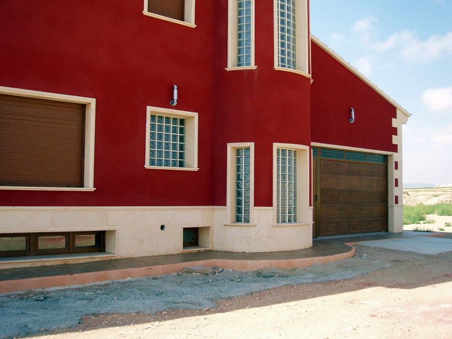 Parte trasera chalet