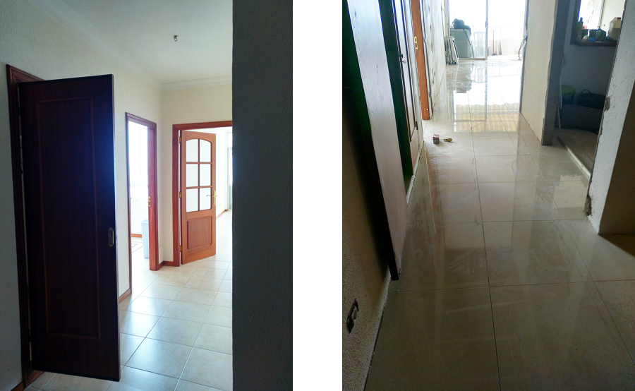 REFORMA DE APARTAMENTO EN LA MATANZA DE ACENTEJO (FASE DE OBRA)