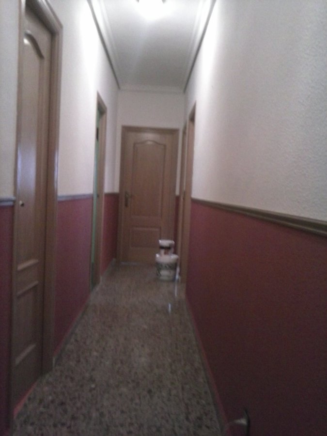 pasillo pintado