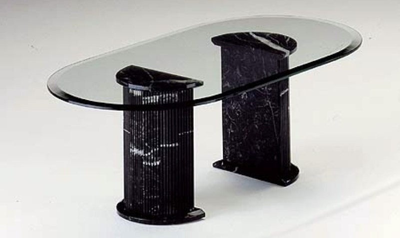 Patas de mesa en negro marquina