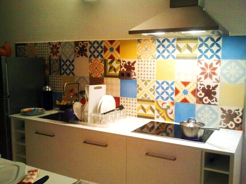 Patchwork mural de baldosas