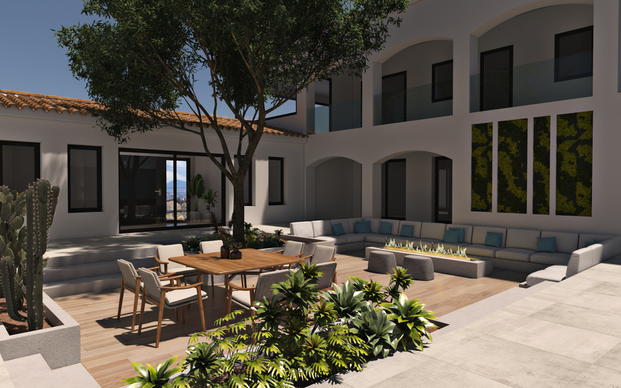 PATIO REFORMADO DE VILLA