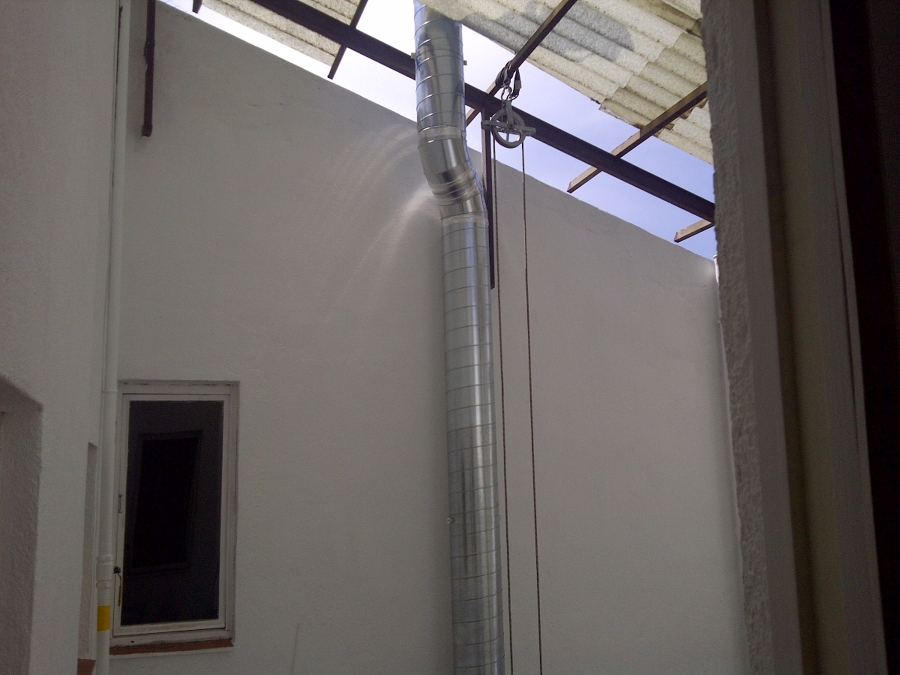 Patio de interior de luces