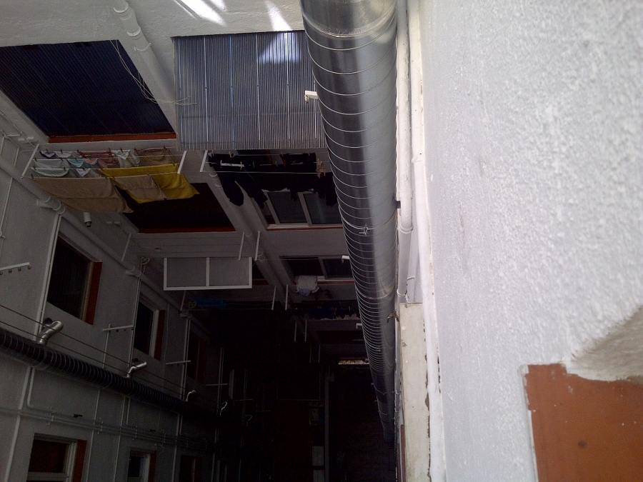 Patio de interior de luces