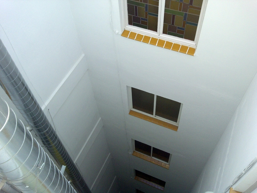 Patio de interior de luces