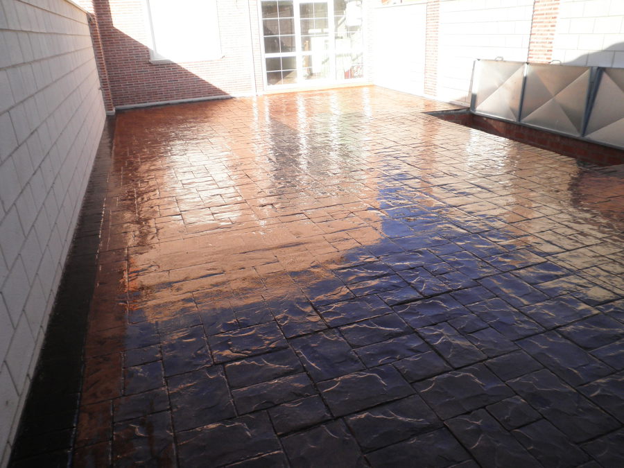 Patio impreso