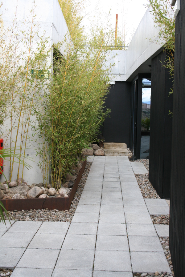 Patio interior Reforma vivienda unifamiliar Madrid