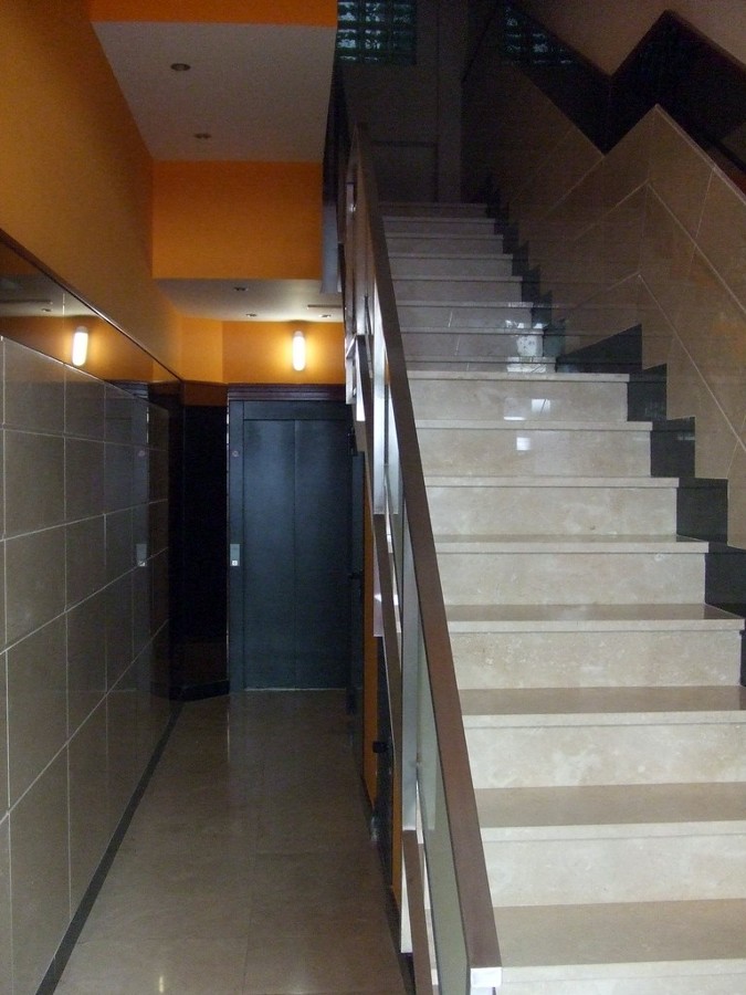 Patio y escaleras reformados