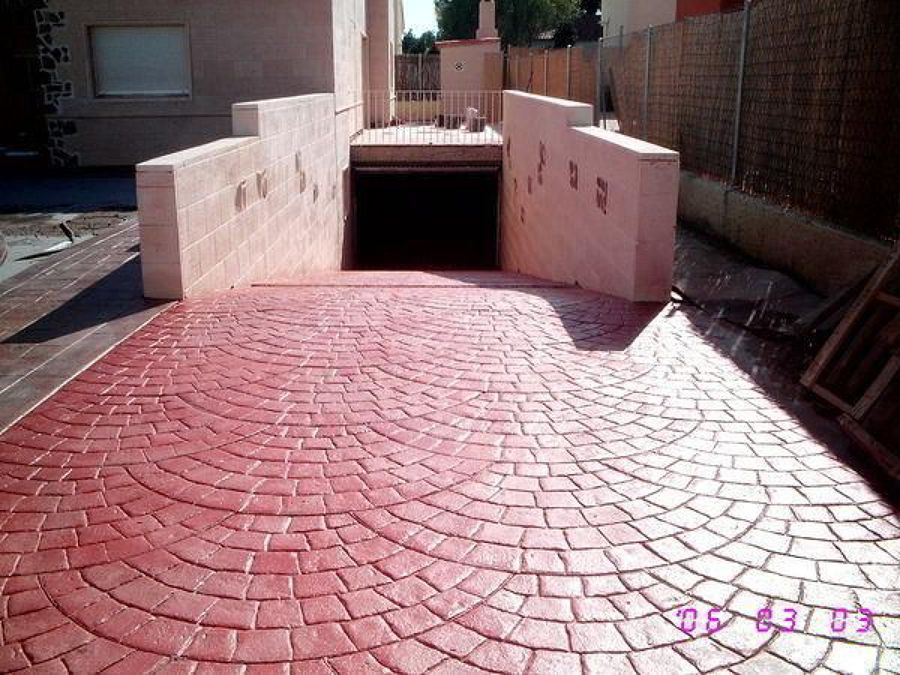 pavomento estampado abanico