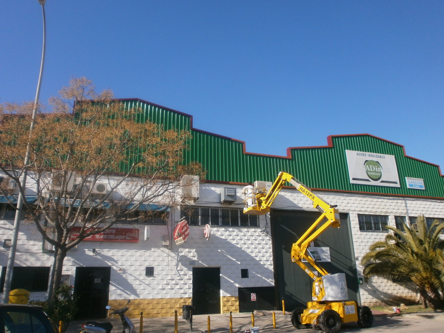 Fachada de Nave industrial