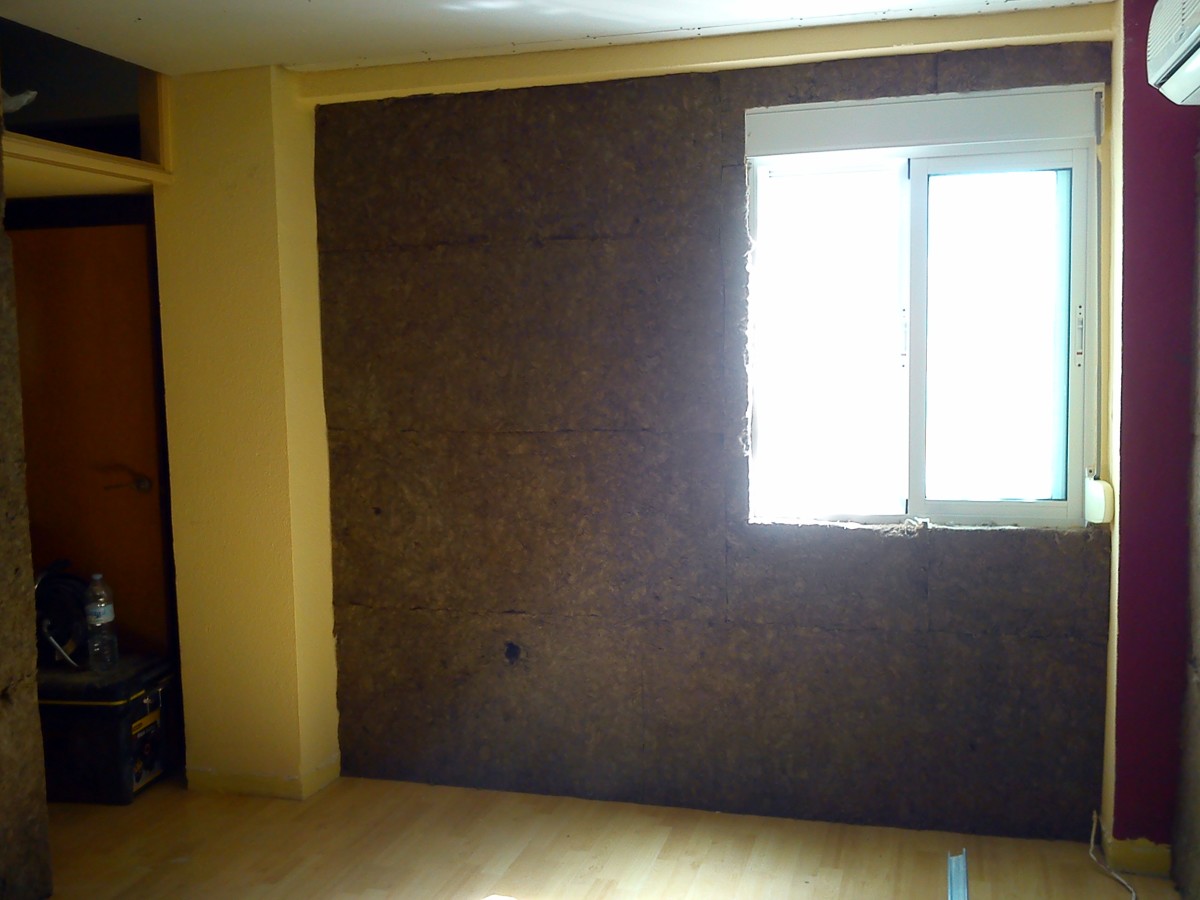 Pegado de Lana de Roca