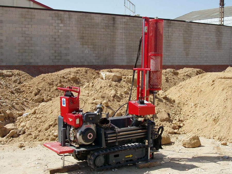 Penetrómetro sobre orugas