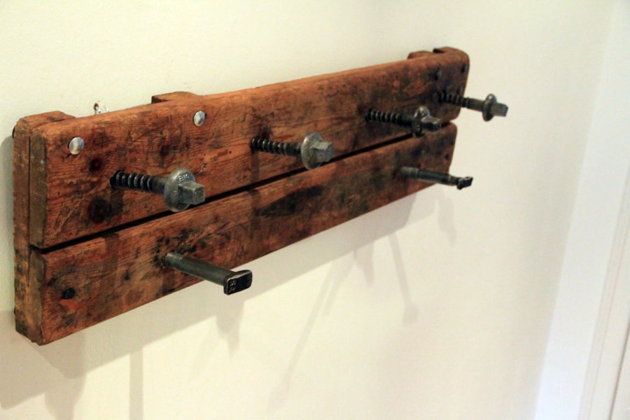 Perchero Rustico Tornillo