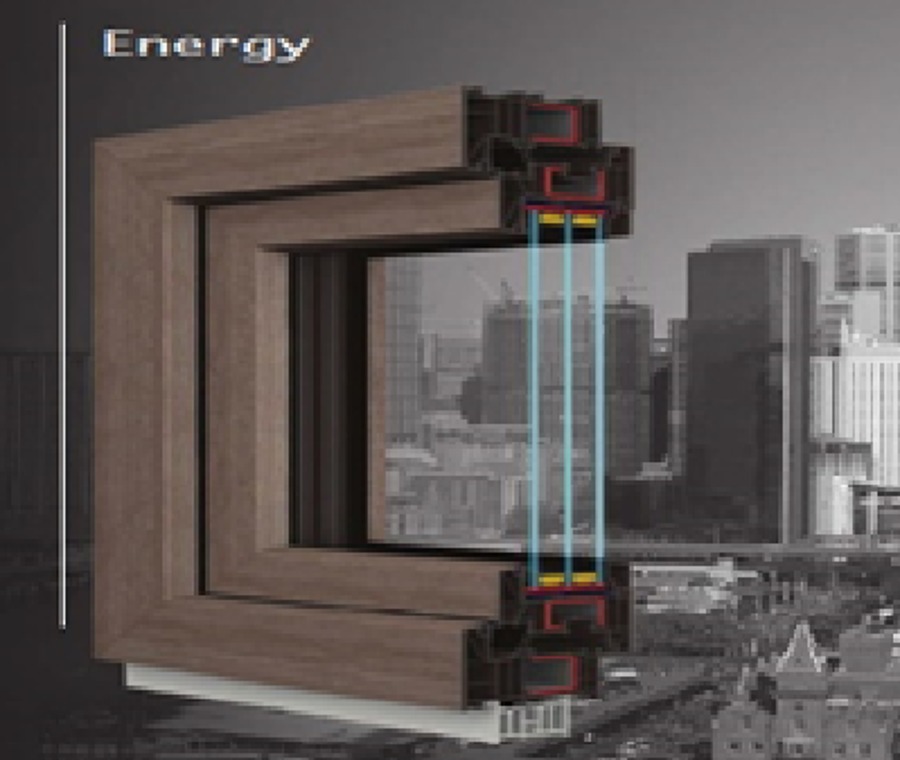 perfil de ventana PVC