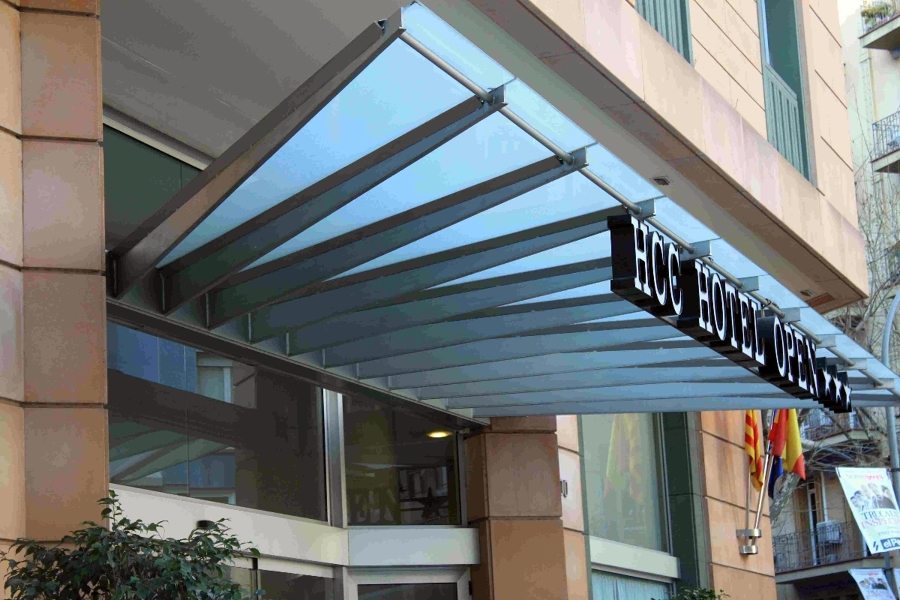 Pérgola decorativa.