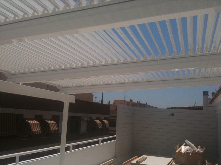 pergola flaps aluminio graduables
