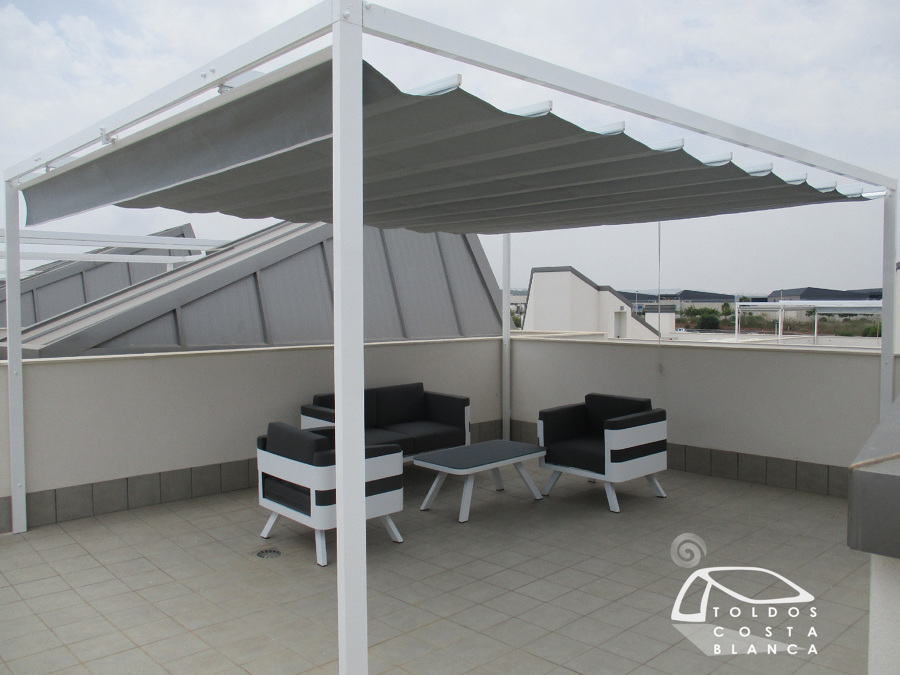 Pérgola o palilleria en terraza
