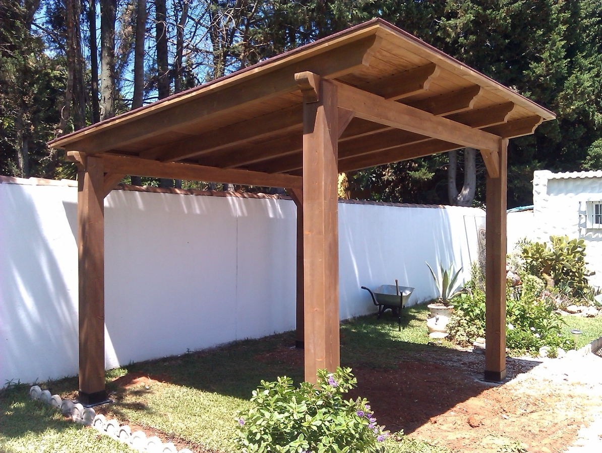 Pergola para coche pequeño