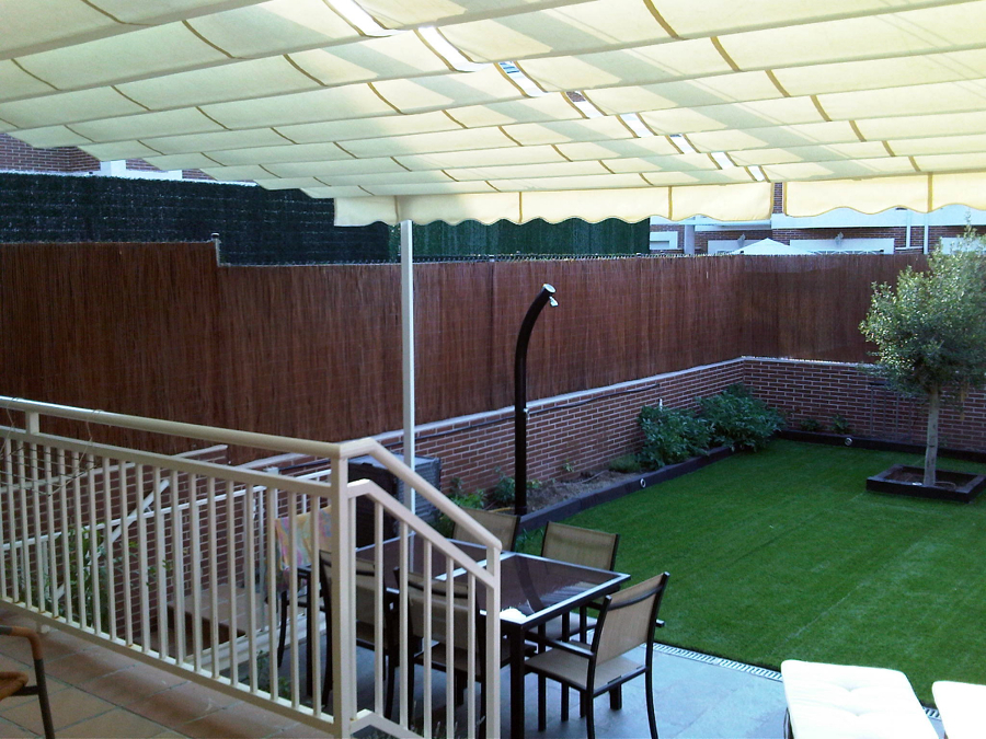 Pergola pared - porteria