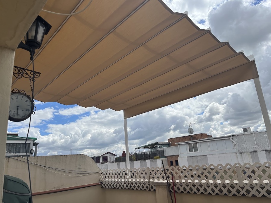 Pérgola de aluminio