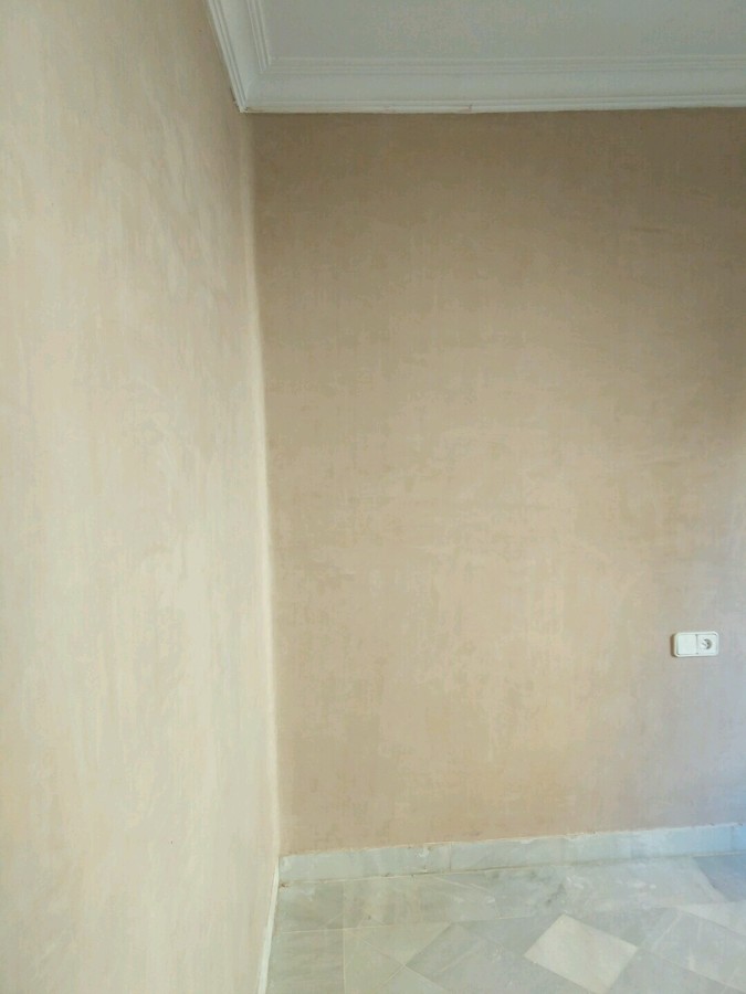 Finalizado de la perlita en paredes