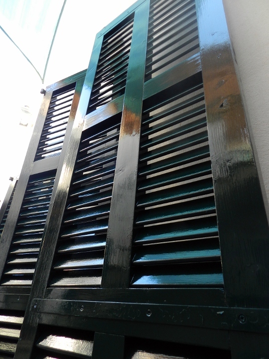 Persianas Verde Carruaje