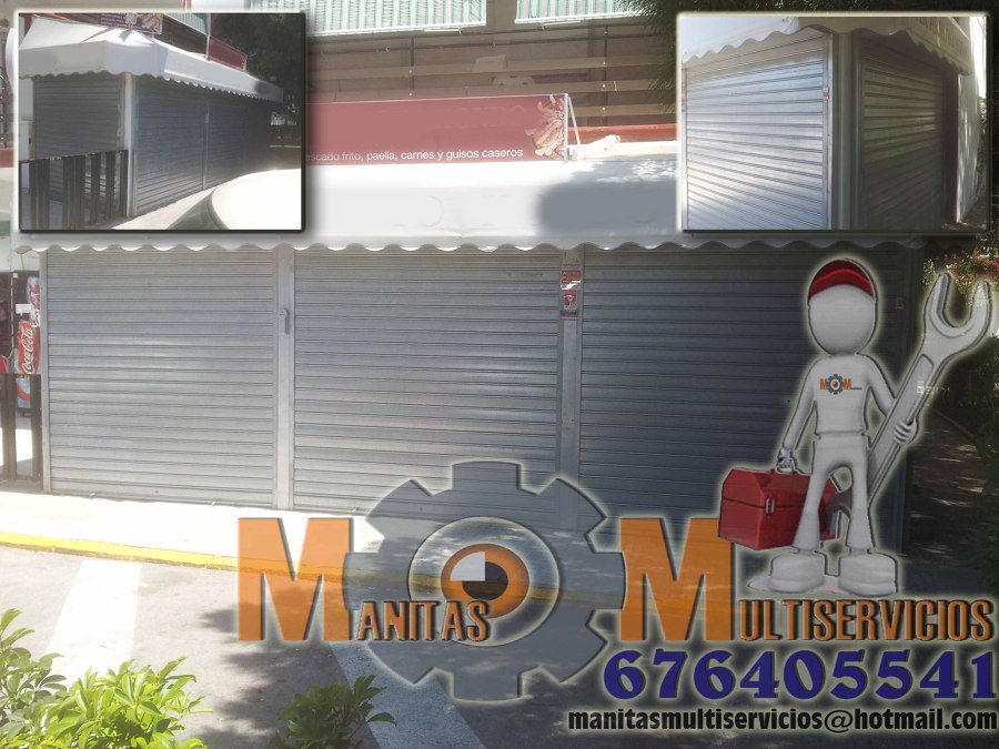 5 persianas motorizadas en bar