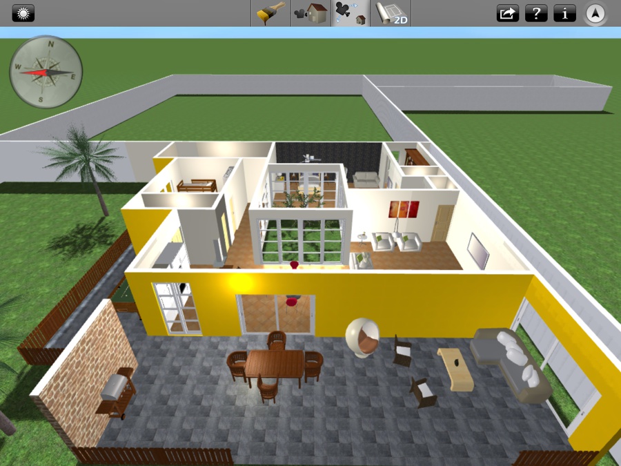 Perspectiva casa de verano