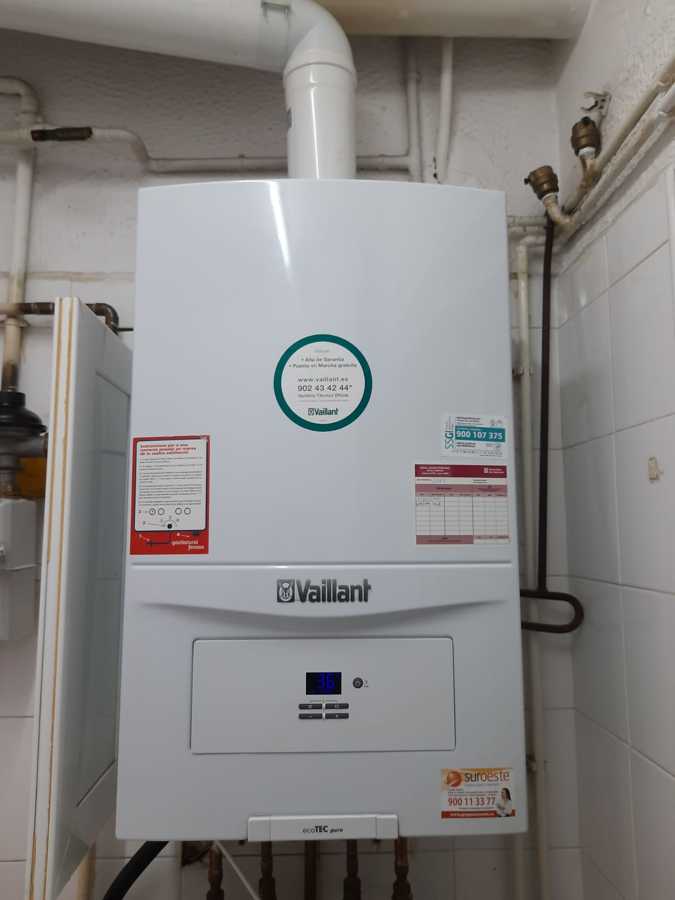 Instalación de Caldera para Calefacción.