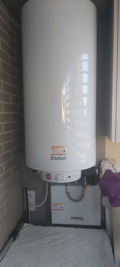 Instalación de Termo con apoyo termosolar