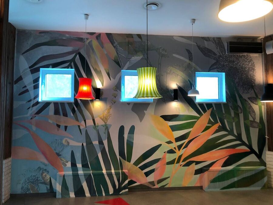 Pintura decorativa restaurante