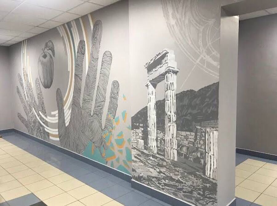 Pintura decorativa mano alzada