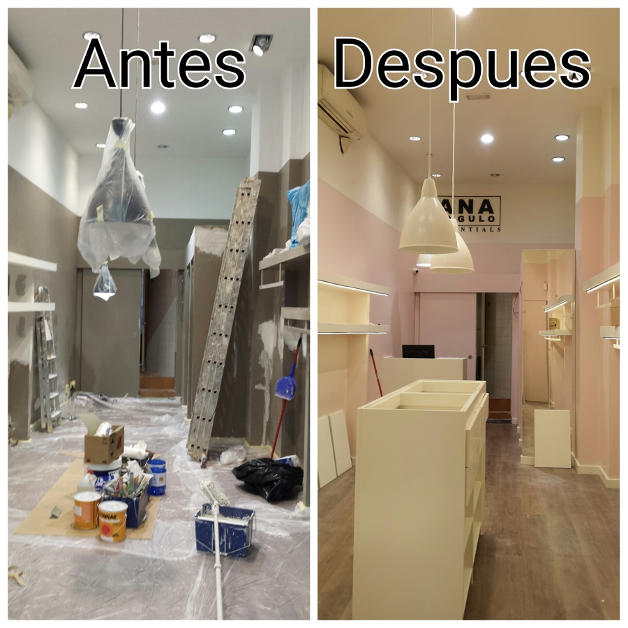 Reforma de tienda de ropa