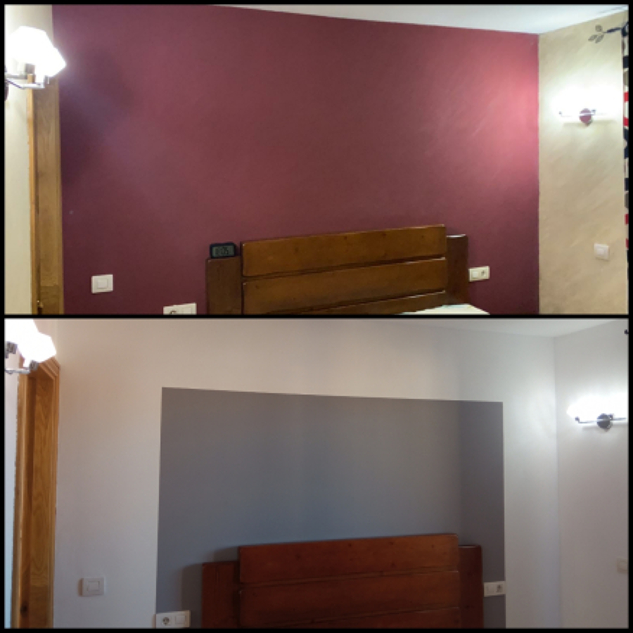 Pintura en una habitación