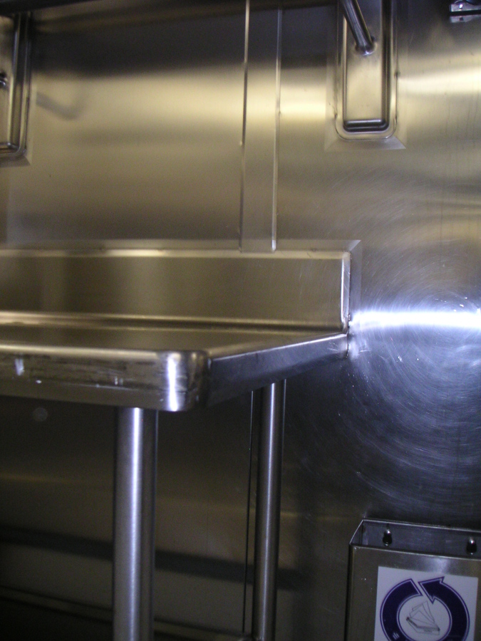 Integración muebles inox en estancia