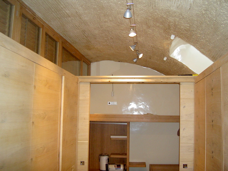 zona boveda/escalera. detalles