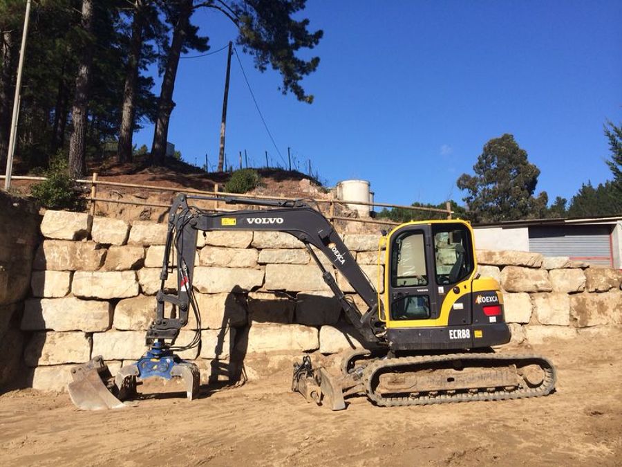 Muro de Rocalla. ROEXCA. Excavaciones Catalunya