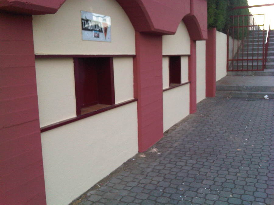pintado de taquillas principales de piscinas
