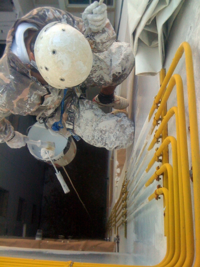 Pintado sin andamios