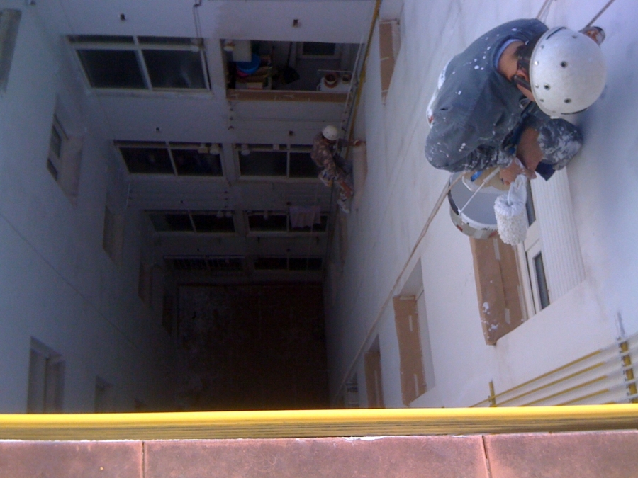 Pintado sin andamios