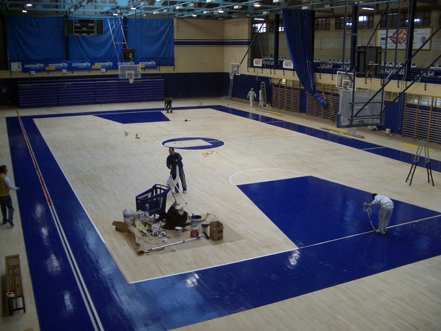 pintar polideportivos