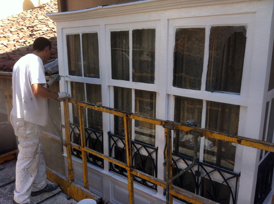 Pintura de fachadas. Miradores