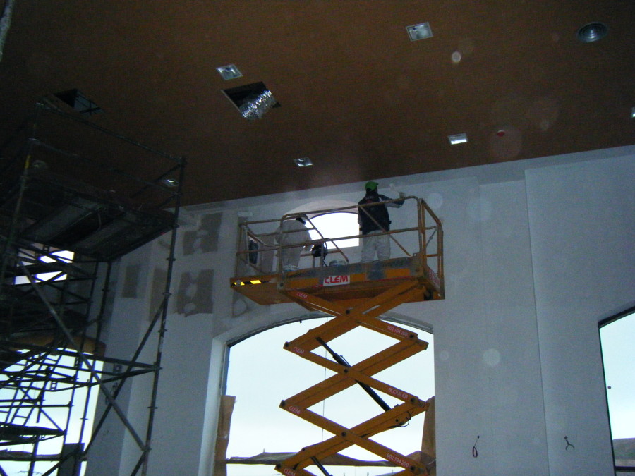 Pintura del palacio de Congresos en Ciudad Real