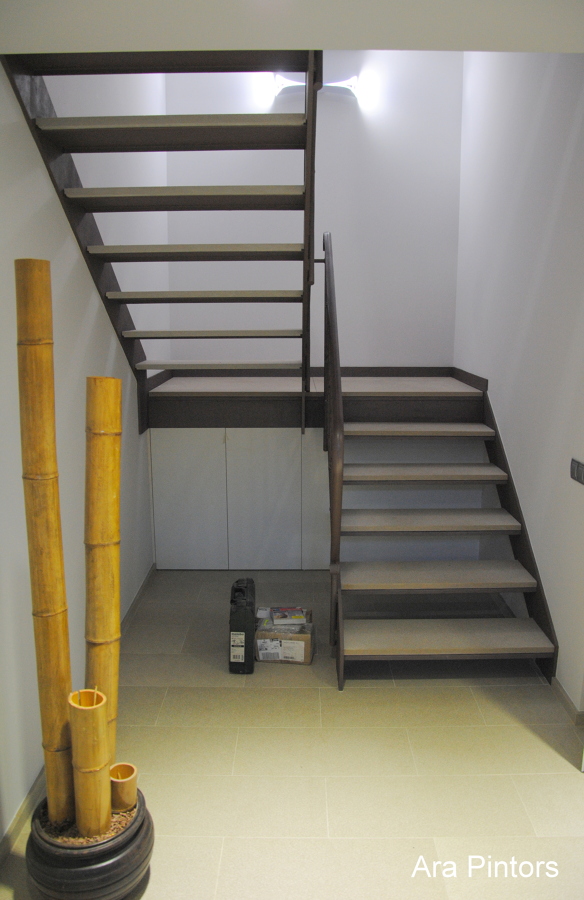 Pintura en escaleras