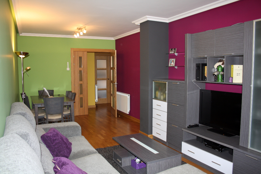 Pintura en salón ,plastico liso