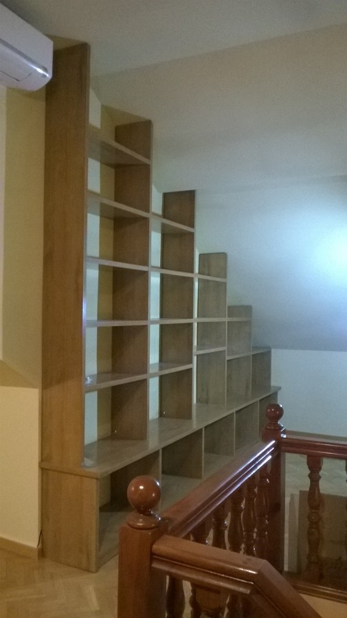 repintado de buhardilla en tono más oscuro