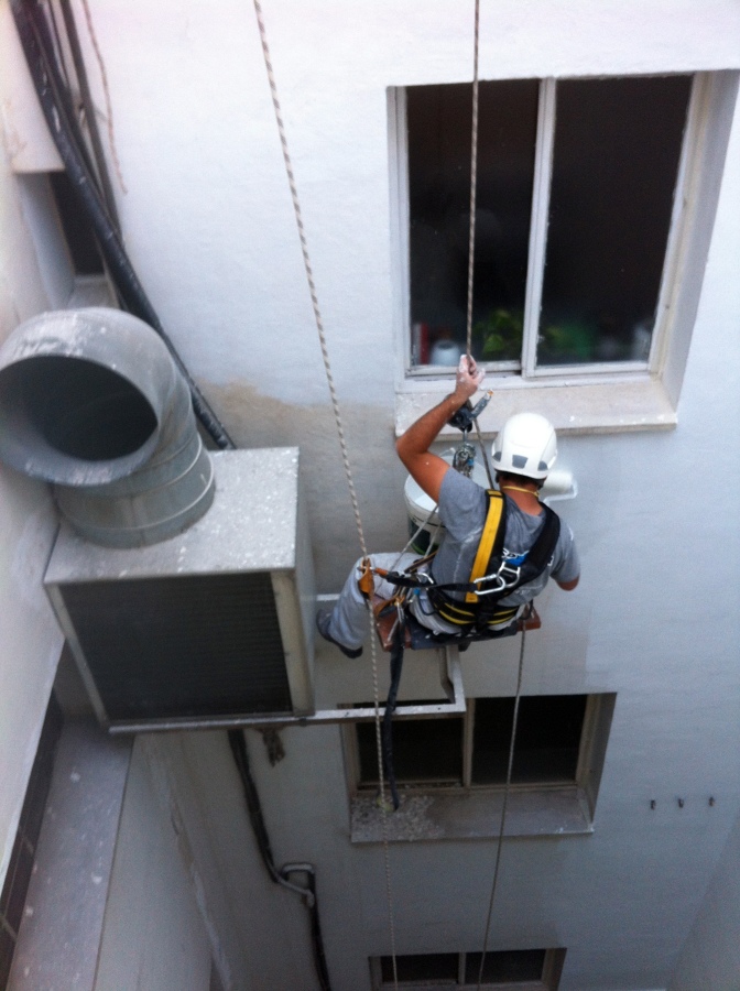 Pintura patio interior